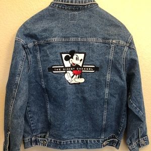 Vintage Disney channel Mickey Mouse Jean jacket